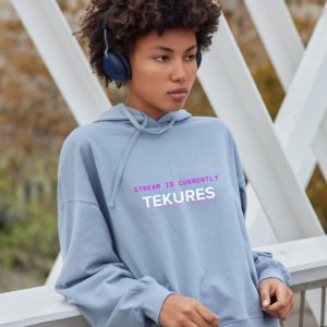 hoodie bleu-Tekures